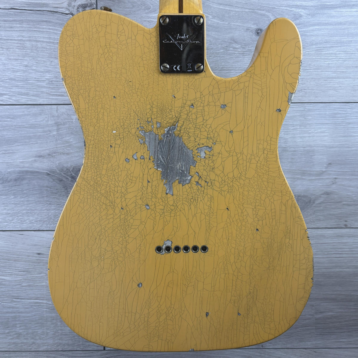 FENDER Custom Shop 52 Telecaster Left Hand Relic - Aged Nocaster Blonde