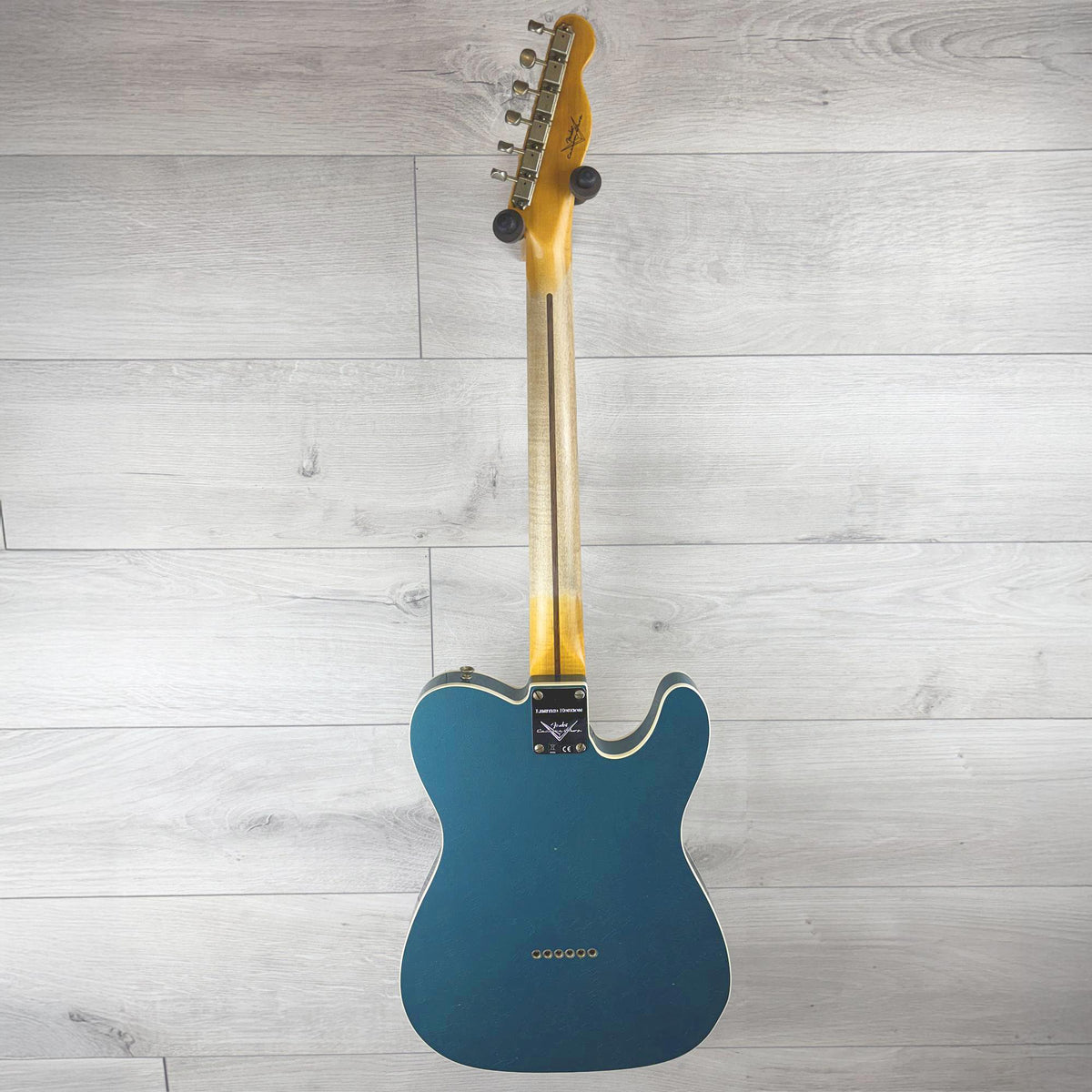FENDER Custom Shop 50s Twisted Tele Custom Left-Handed Journeyman Relic – Aged Ocean Turquoise