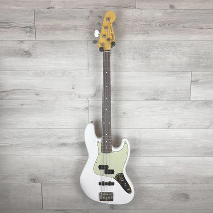FENDER Custom Shop Limited Edition Jazz Bass Special Journeyman Relic, Rosewood Fingerboard, White Blonde