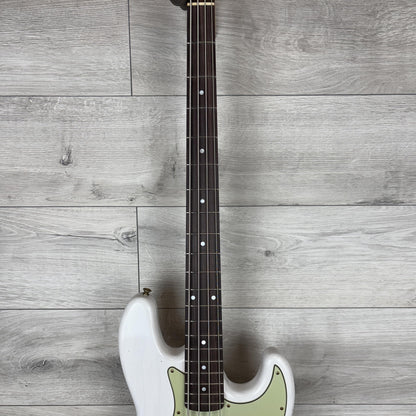 FENDER Custom Shop Limited Edition Jazz Bass Special Journeyman Relic, Rosewood Fingerboard, White Blonde