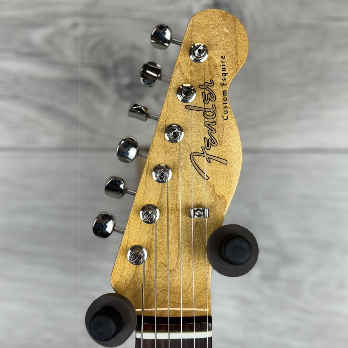 FENDER Custom Shop LTD Custom Double Esquire Deluxe Closet Classic, Aged Natural