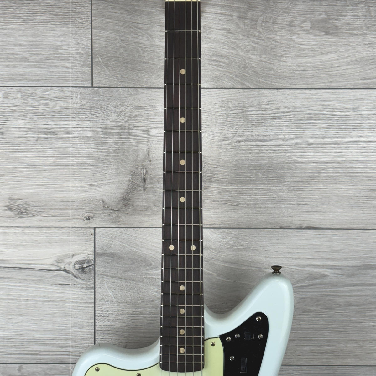 FENDER Custom Shop 1963 JAGUAR Left Hand Journeyman, Super Faded Aged Sonic Blue