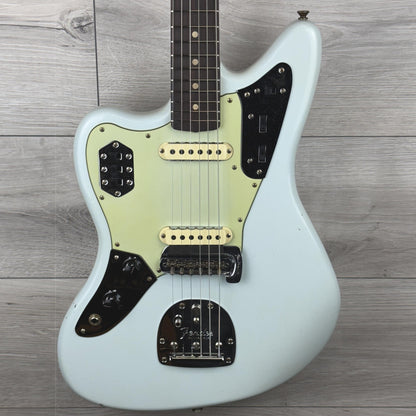 FENDER Custom Shop 1963 JAGUAR Left Hand Journeyman, Super Faded Aged Sonic Blue