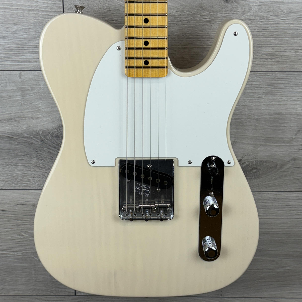 FENDER Custom Shop Vintage Cust 1950 Pine Esquire TCP, Aged White Blonde