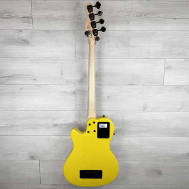 GODIN A4 Limited Edition Ultra Trujillo Bass Guitar, Yellow Flame (Hand Signed)