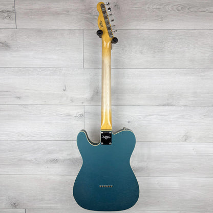 FENDER Custom Shop Limited Edition Custom Double Esquire DLX Closet Classic, Rosewood Fingerboard, Aged Ocean Turquoise