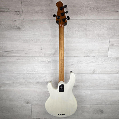 ERNIE BALL MUSIC MAN Tim Commerford Signature Passive Bass, Fight Night White