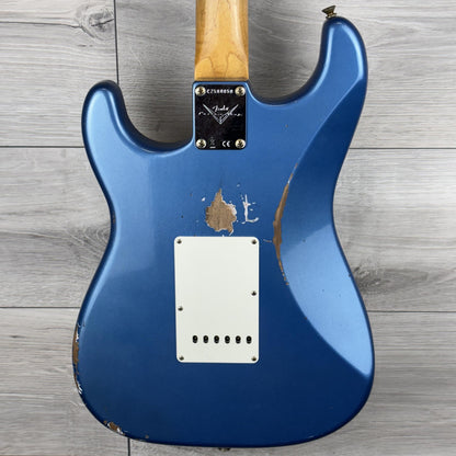 FENDER 1962 Custom Shop Stratocaster Relic, Rosewood Fingerboard, Aged Lake Placid Blue