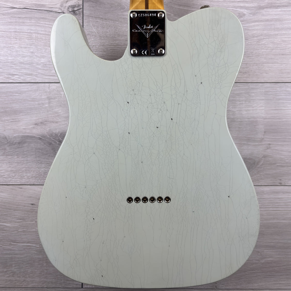 FENDER 1955 Telecaster Journeyman Relic with Closet Classic Hardware, 1-Piece Quartersawn Maple Neck, Super Aged Sonic Blue