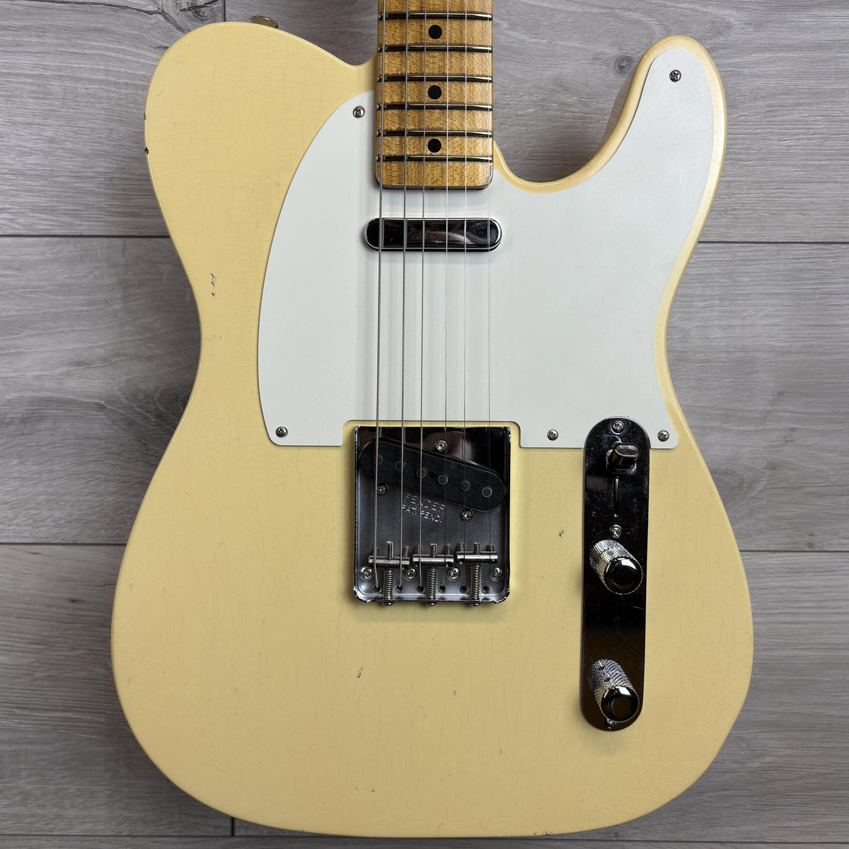 FENDER Custom Shop 1955 Telecaster Journeyman Relic, Aged Vintage White