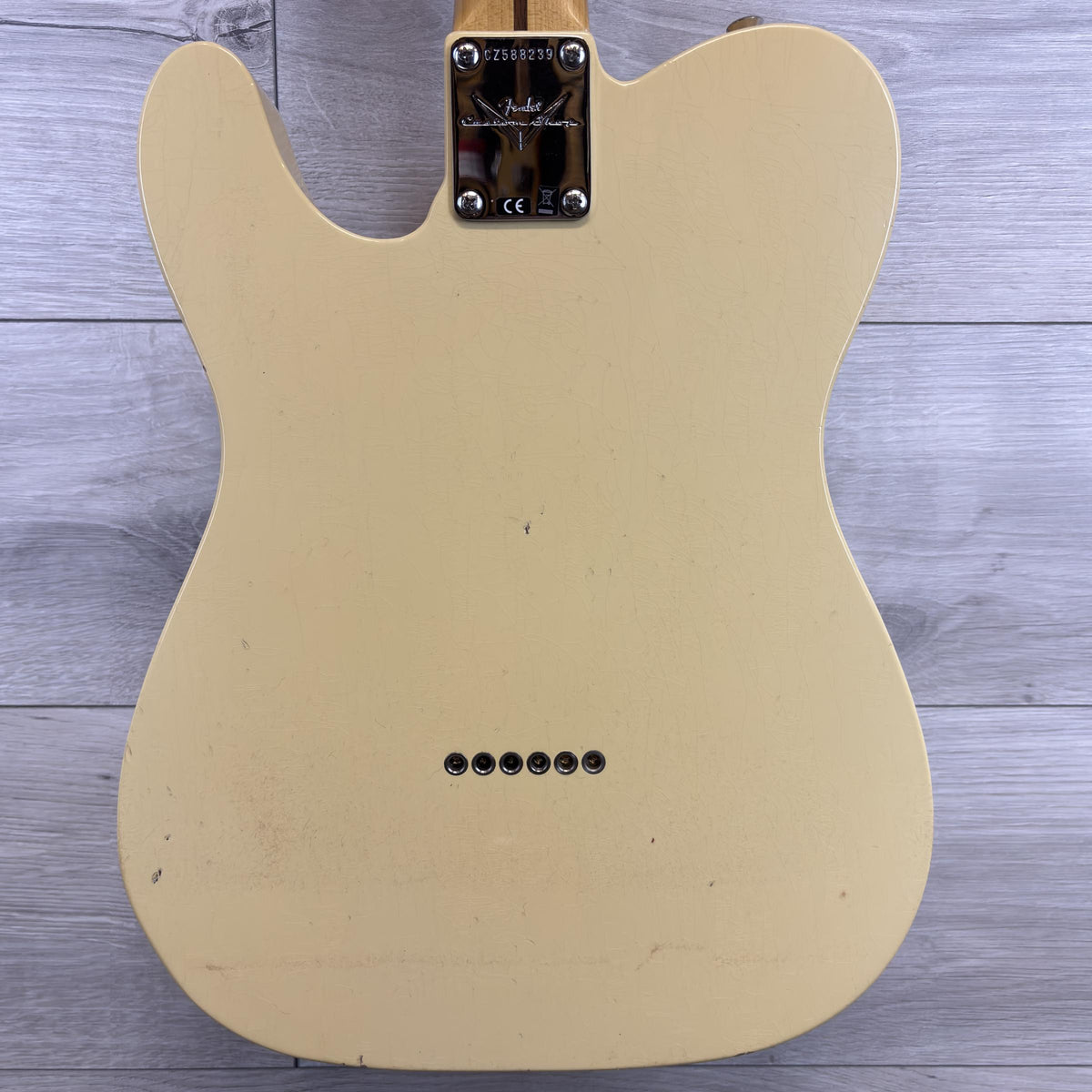 FENDER Custom Shop 1955 Telecaster Journeyman Relic, Aged Vintage White