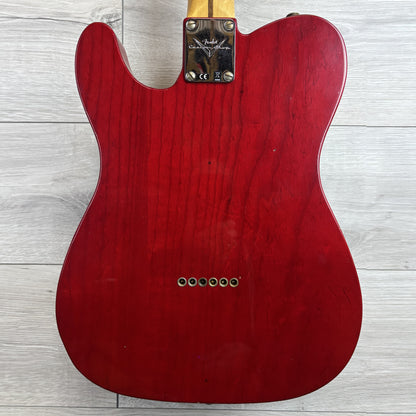 FENDER Custom Shop 1951 Nocaster Journeyman Relic, 1-Piece Rift Sawn Maple Neck, Aged Crimson Transparent