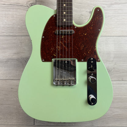 FENDER Custom Shop 1963 Telecaster Journeyman Relic, 3A Rosewood Fingerboard, Aged Surf Green