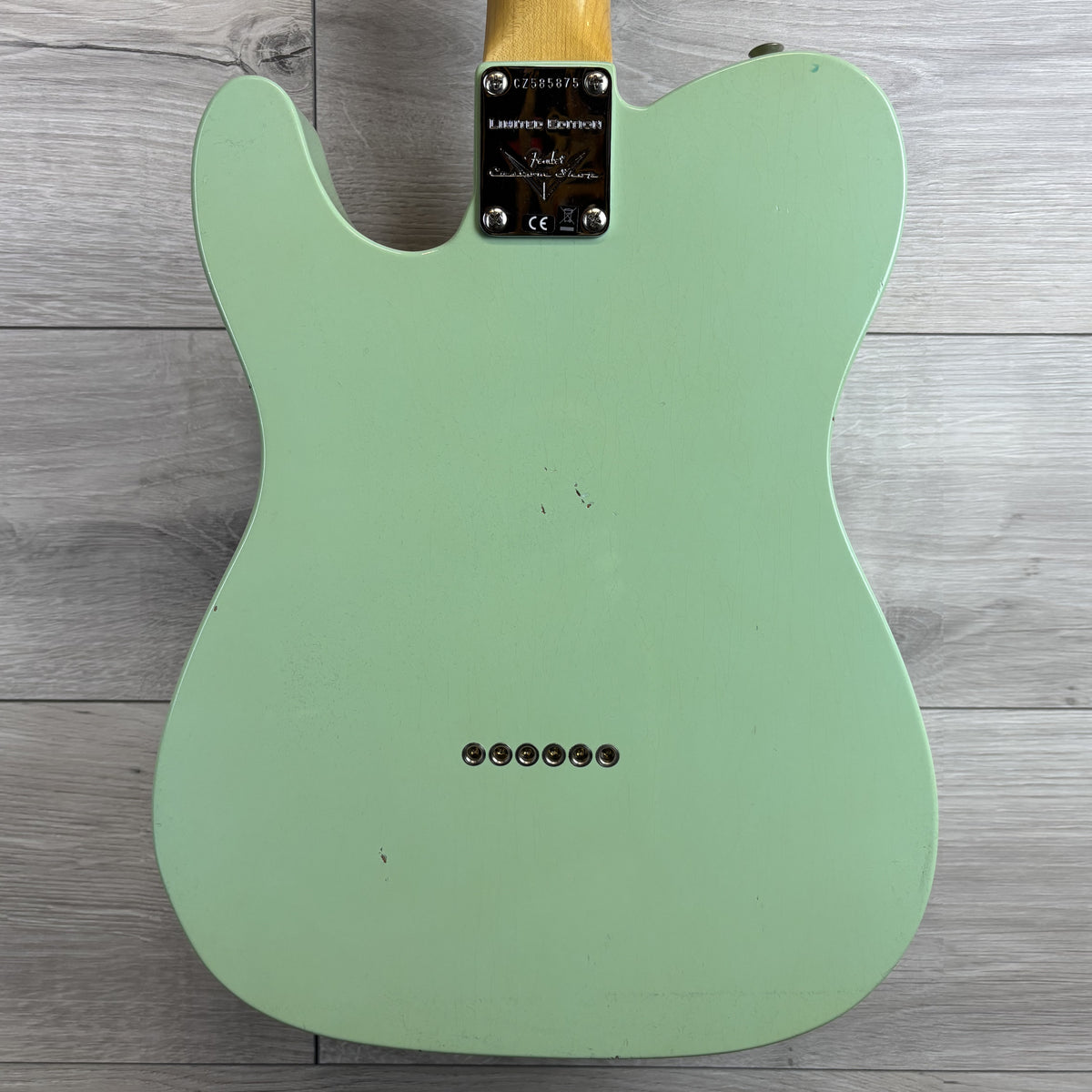 FENDER Custom Shop 1963 Telecaster Journeyman Relic, 3A Rosewood Fingerboard, Aged Surf Green