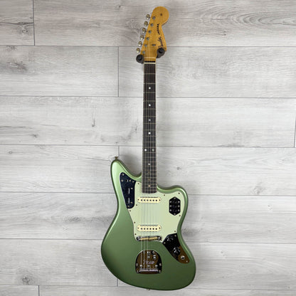FENDER 1965 Jaguar Journeyman Relic, 3A Rosewood Fingerboard, Super Faded Olive Green Metallic