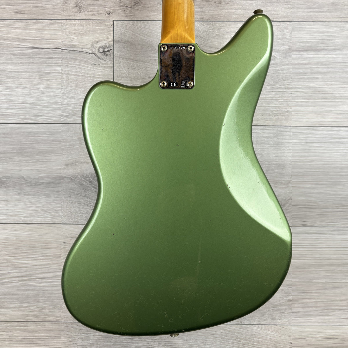 FENDER 1965 Jaguar Journeyman Relic, 3A Rosewood Fingerboard, Super Faded Olive Green Metallic