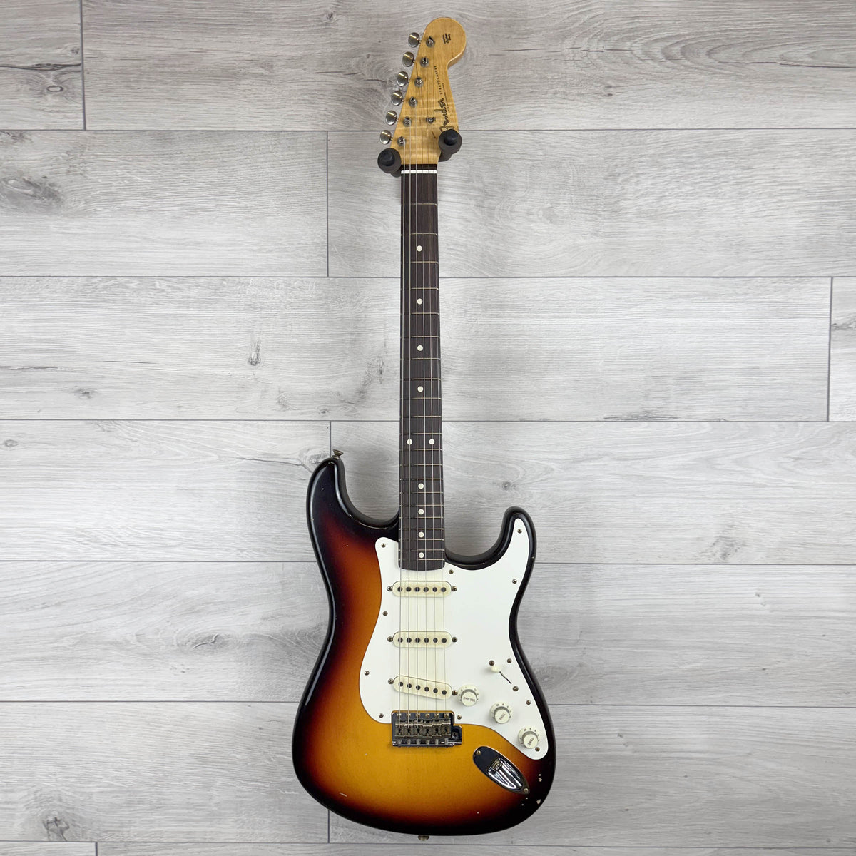 FENDER Custom Shop Masterbuilt Kyle McMillin '59 Transition Stratocaster Journeyman Relic, 3A Rosewood Fingerboard, Aged Chocolate 3-Color Sunburst