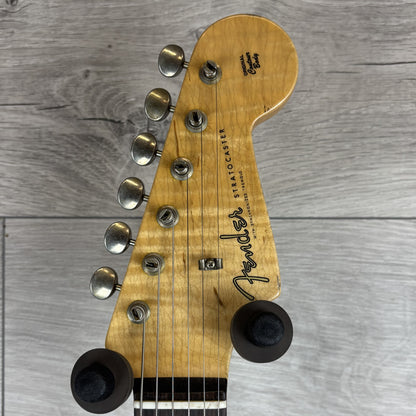 FENDER Custom Shop Masterbuilt Kyle McMillin '59 Transition Stratocaster Journeyman Relic, 3A Rosewood Fingerboard, Aged Chocolate 3-Color Sunburst