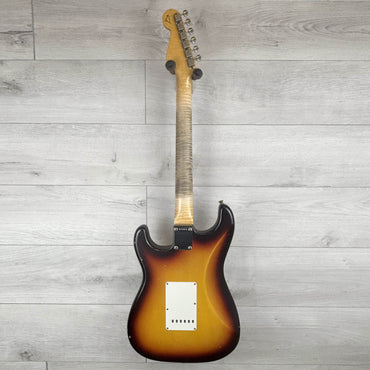 FENDER Custom Shop Masterbuilt Kyle McMillin '59 Transition Stratocaster Journeyman Relic, 3A Rosewood Fingerboard, Aged Chocolate 3-Color Sunburst