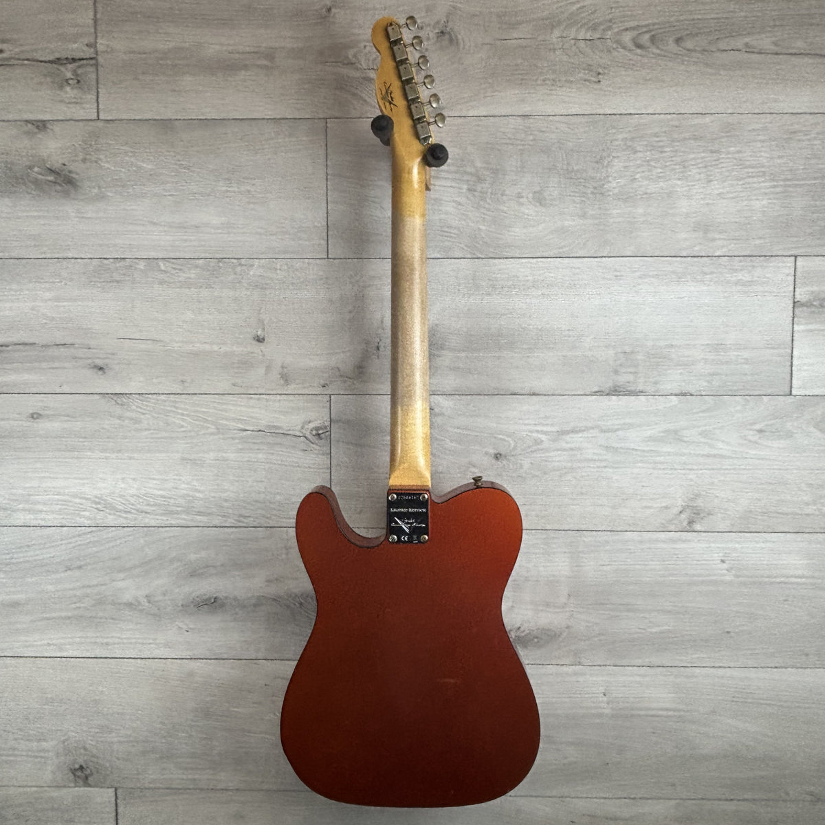 FENDER Custom Shop Limited Edition CuNiFe Bigsby Tele Custom Journeyman Relic, 3A Rosewood Fingerboard, Candy Tangerine with Matching Headcap