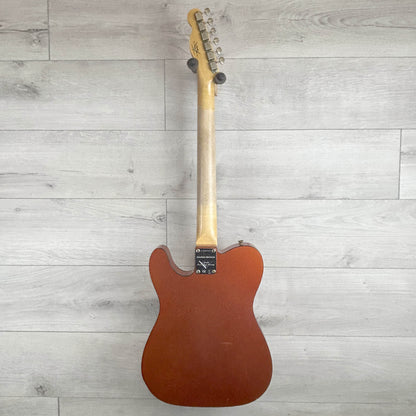 FENDER Custom Shop Limited Edition CuNiFe Bigsby Tele Custom Journeyman Relic, 3A Rosewood Fingerboard, Candy Tangerine with Matching Headcap