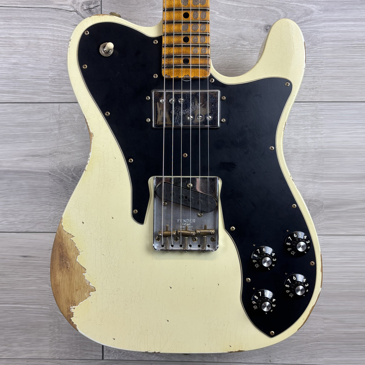 FENDER Custom Shop 1970s Tele Custom Heavy Relic, Quartersawn Maple Fingerboard, Aged India Ivory