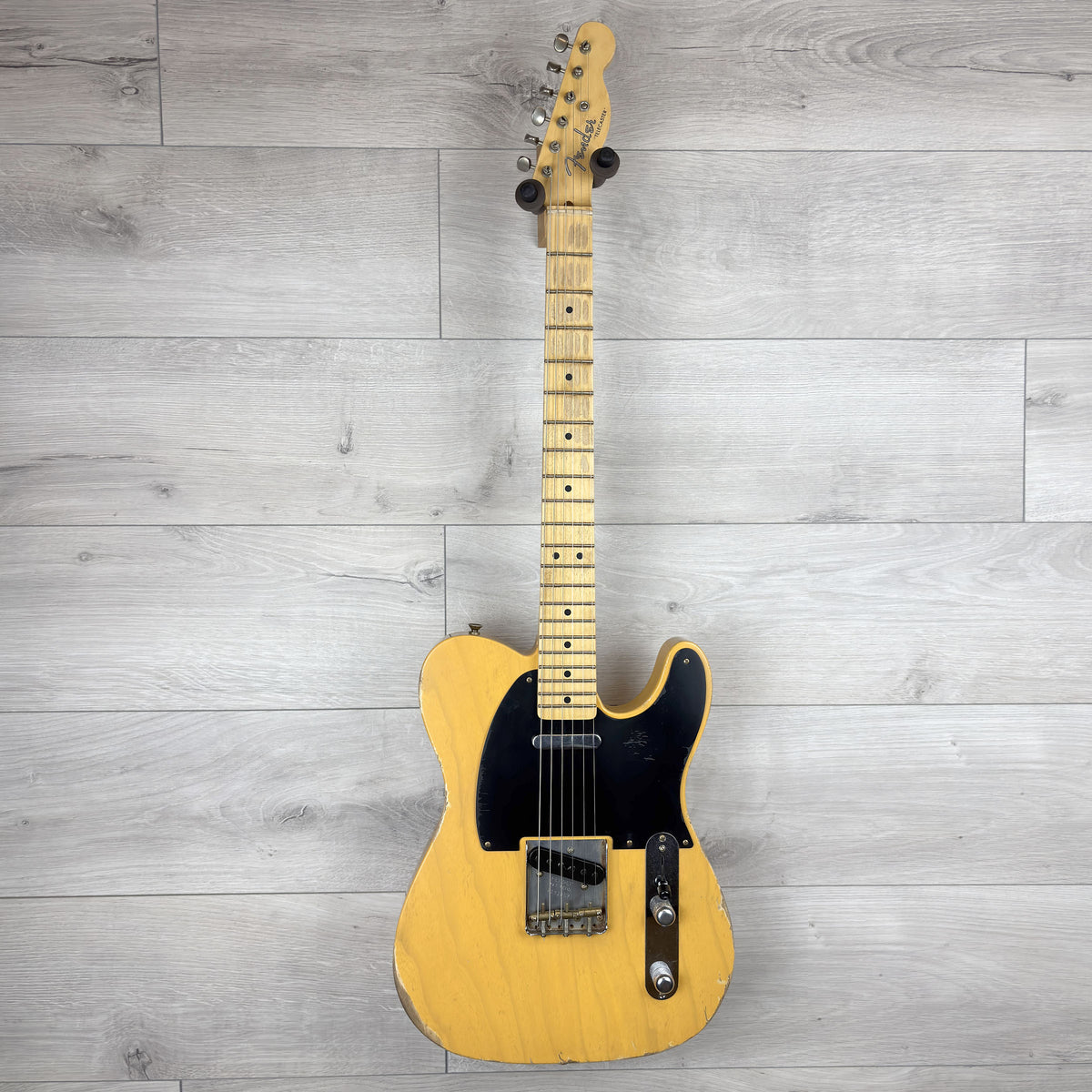 FENDER Custom Shop Masterbuilt David Brown '52 Telecaster Heavy Relic, 1-Piece Maple Neck, Butterscotch Blonde