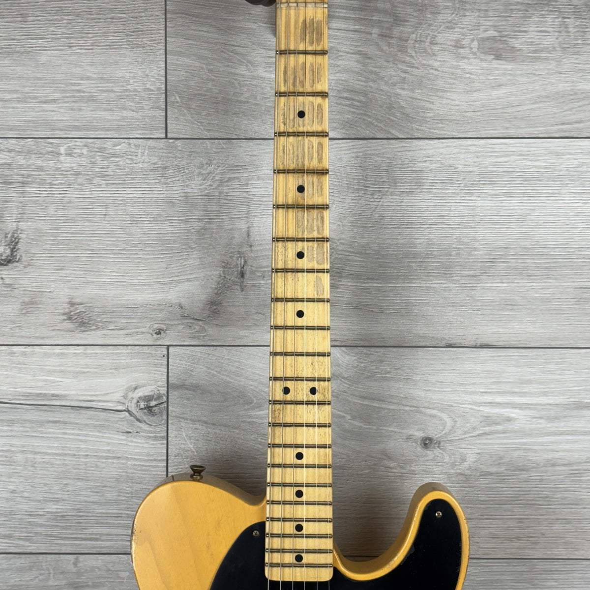FENDER Custom Shop Masterbuilt David Brown '52 Telecaster Heavy Relic, 1-Piece Maple Neck, Butterscotch Blonde