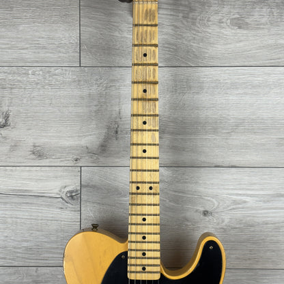 FENDER Custom Shop Masterbuilt David Brown '52 Telecaster Heavy Relic, 1-Piece Maple Neck, Butterscotch Blonde