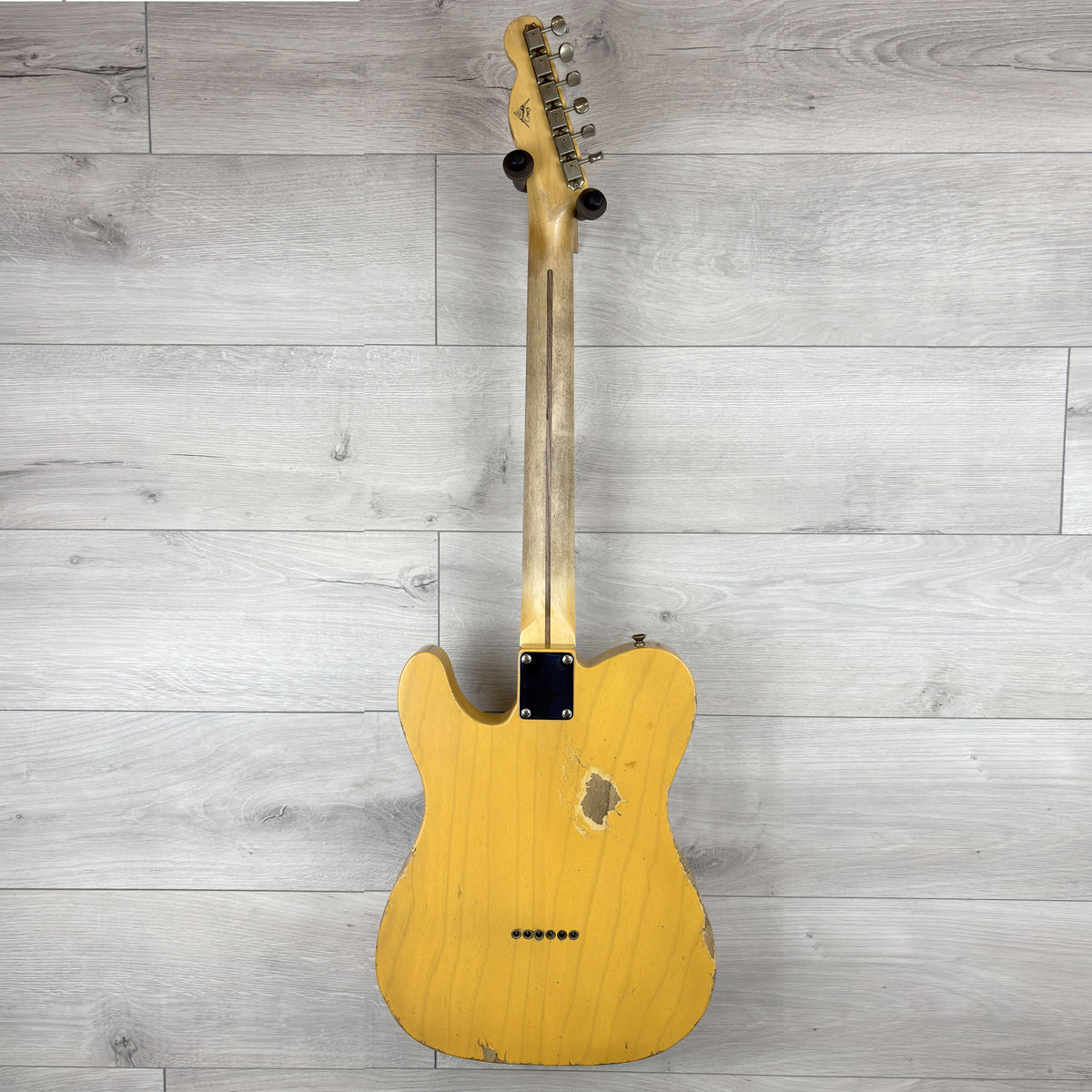FENDER Custom Shop Masterbuilt David Brown '52 Telecaster Heavy Relic, 1-Piece Maple Neck, Butterscotch Blonde
