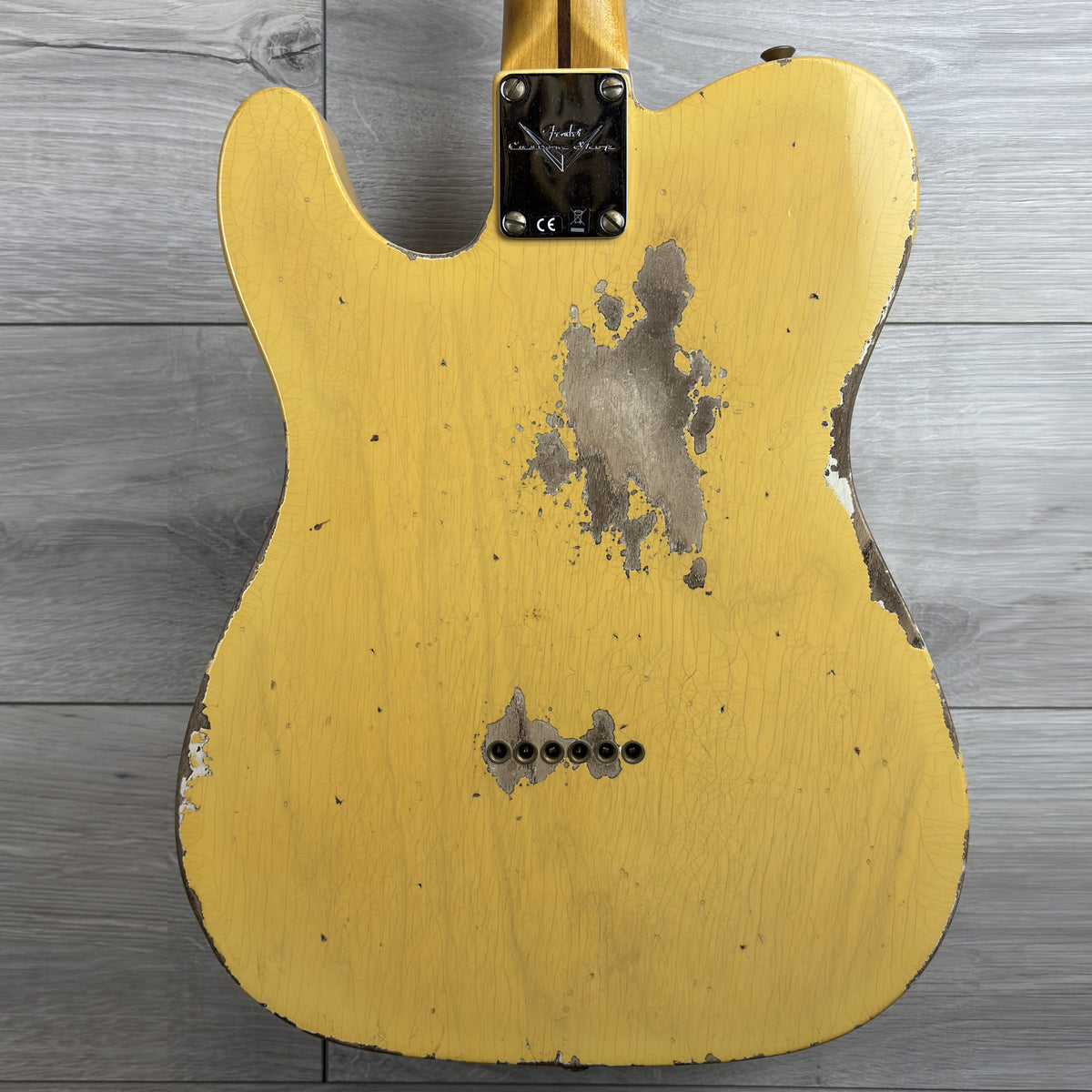 FENDER Custom Shop 1951 Nocaster Heavy Relic, 1-Piece Rift Sawn Maple Neck, Faded Aged Nocaster Blonde