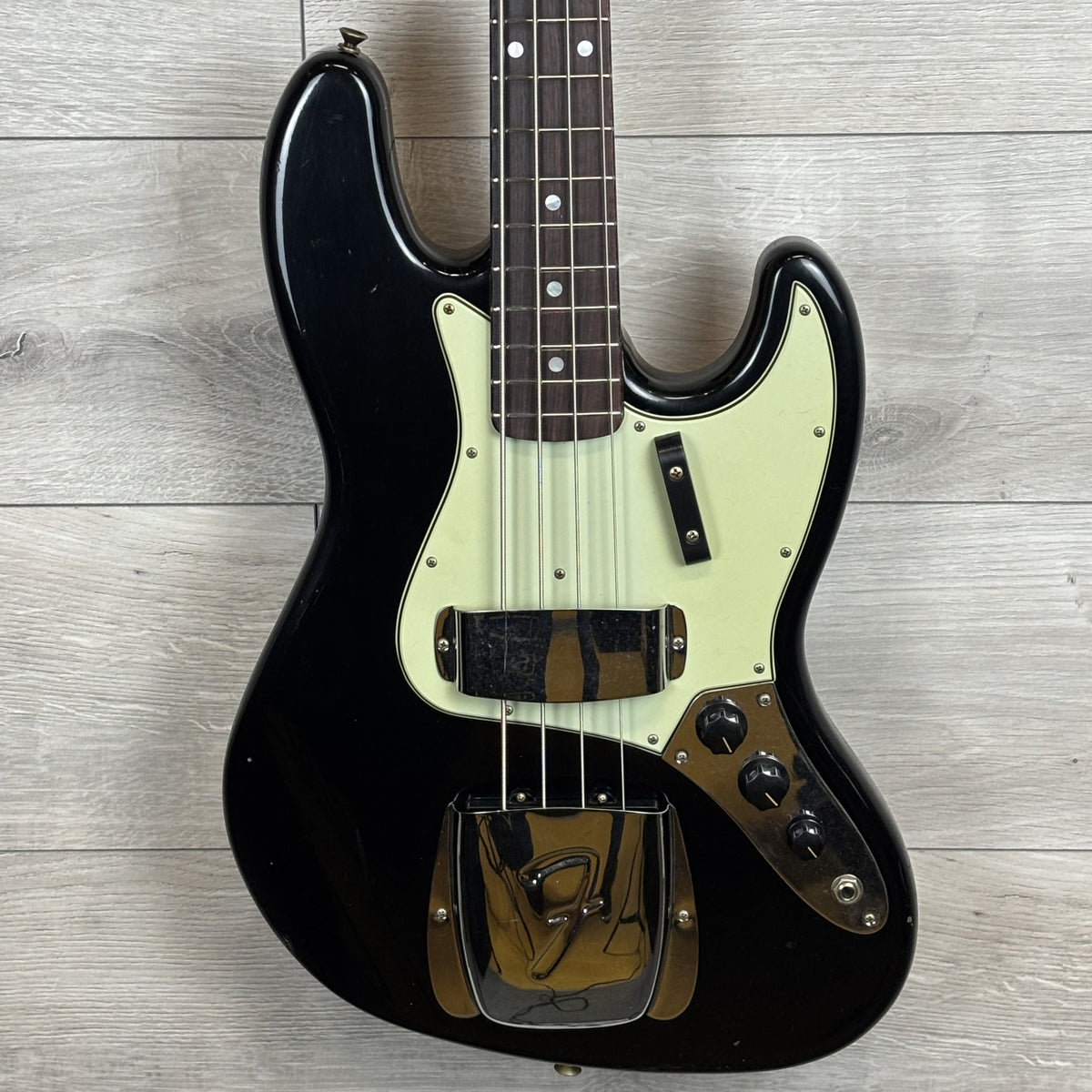 FENDER Custom Shop 65 Jazz Bass Journeyman PHC Rosewood - Black