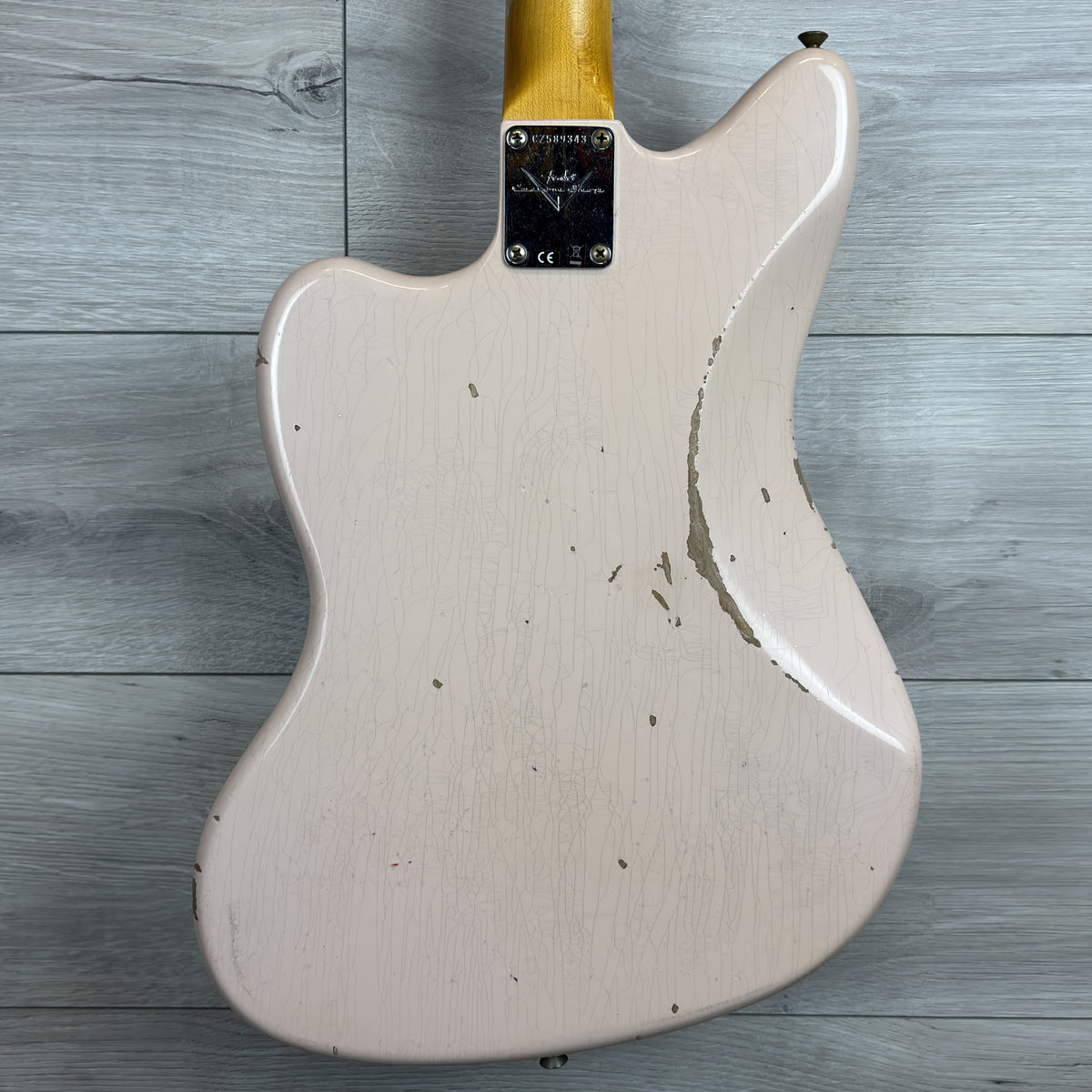 FENDER Custom Shop 1963 Jazzmaster Relic, Rosewood Fingerboard, Aged Shell Pink