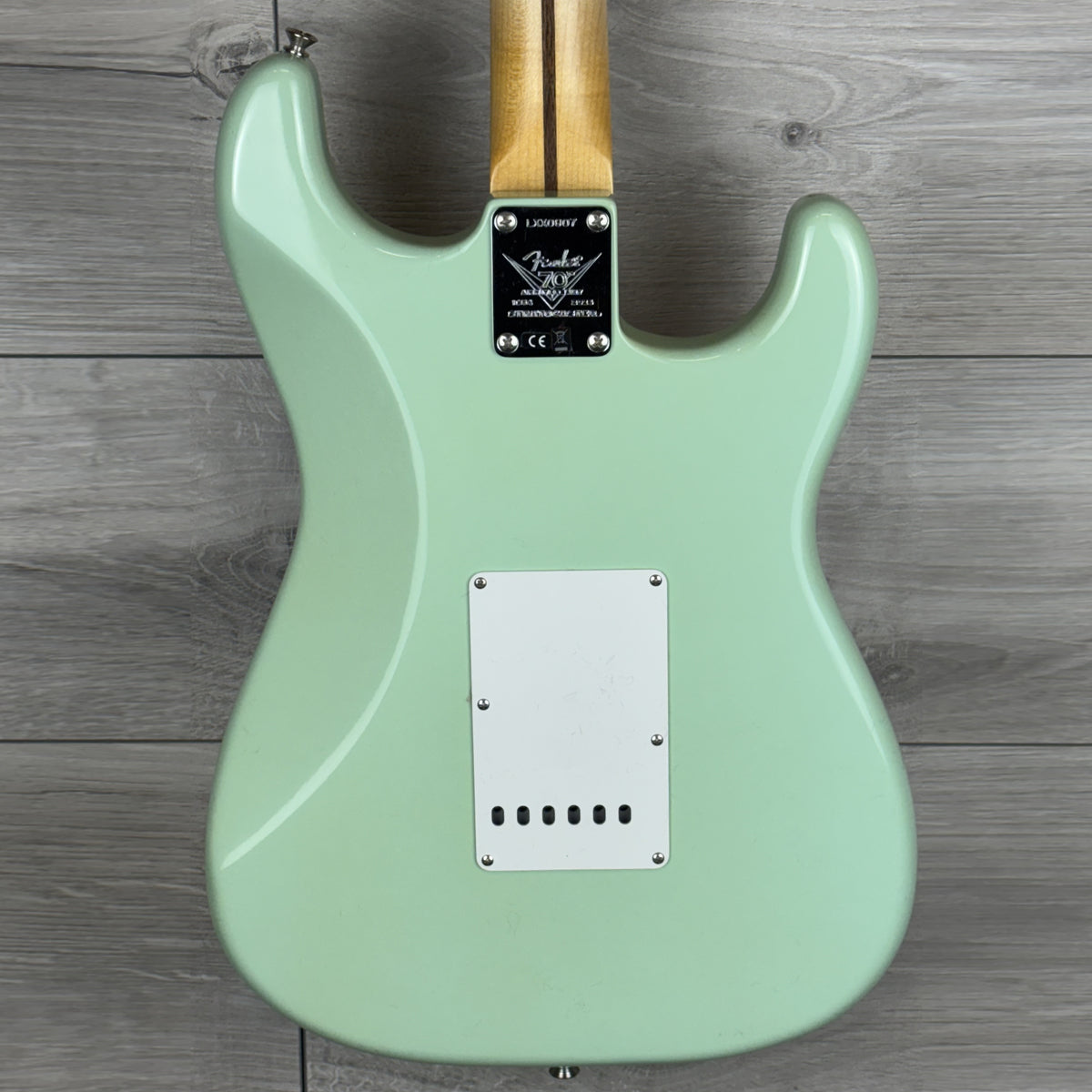 FENDER Custom Shop FAT 54 STRAT Left Hand Closet Classic, Super Faded Aged Surf Green
