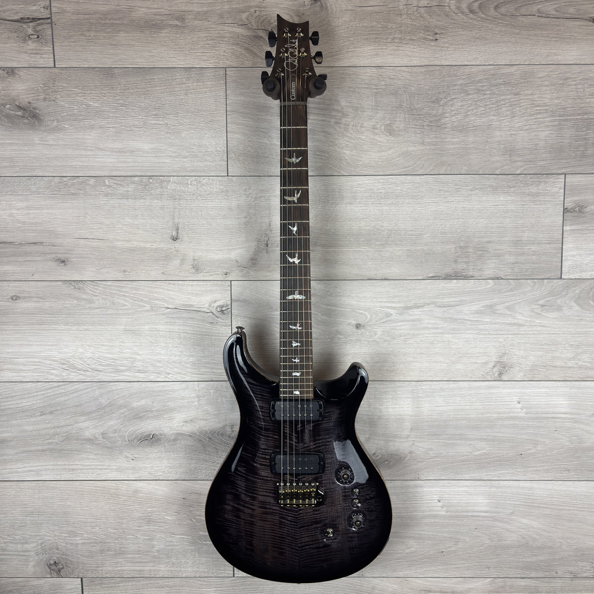 PRS Custom 24-08, Flame Mango select top, Purple Mist