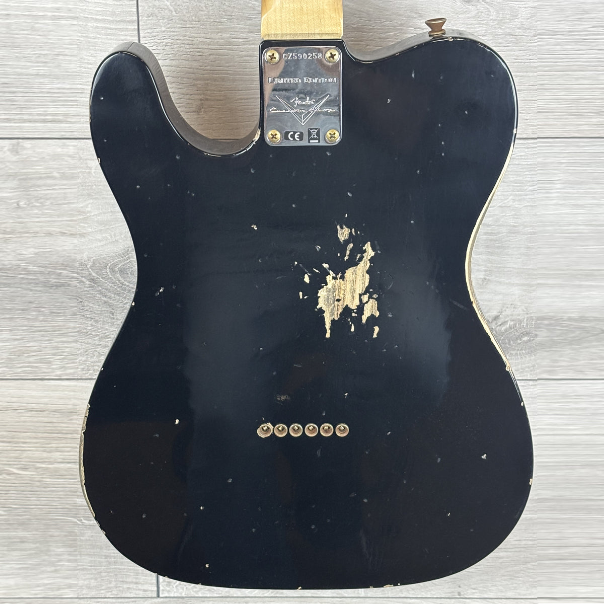 FENDER Custom Shop 2020 LTD Telecaster Custom Relic, Aged Black