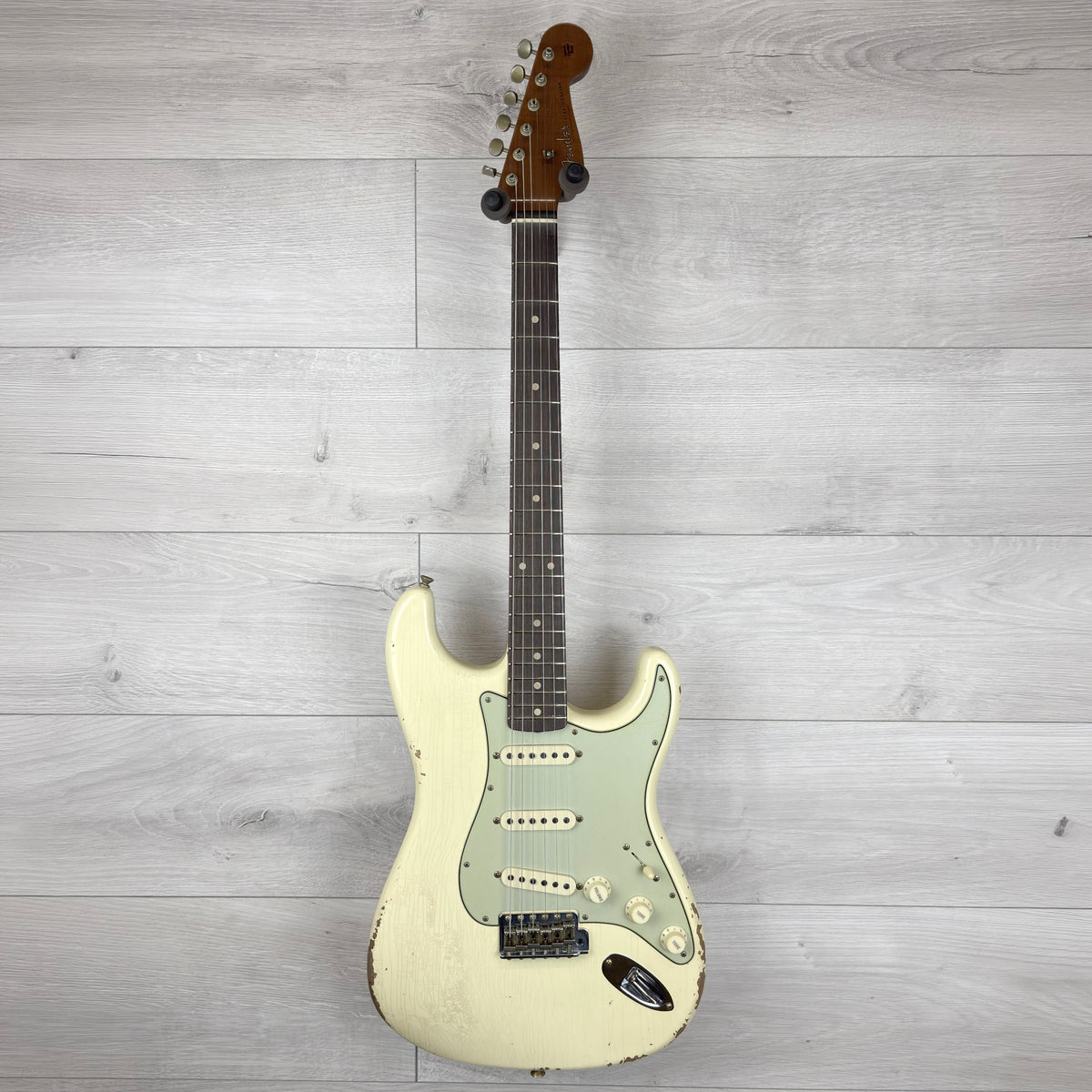 FENDER Custom Shop LR25 60S DUALMAG II Compound Radius Stratocaster Relic, Vintage White