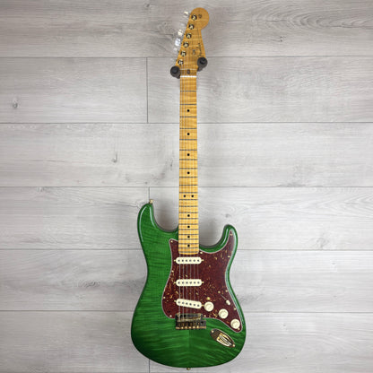 FENDER Custom Shop Custom Deluxe FLM Stratocaster NOS, Emerald Green Transparent