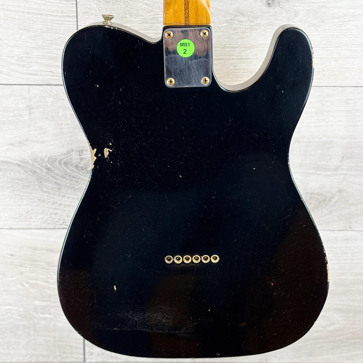 Fender Custom Shop Masterbuilt Todd Krause W25 52 Telecaster Relic Black Left Hand Maple Neck, Black