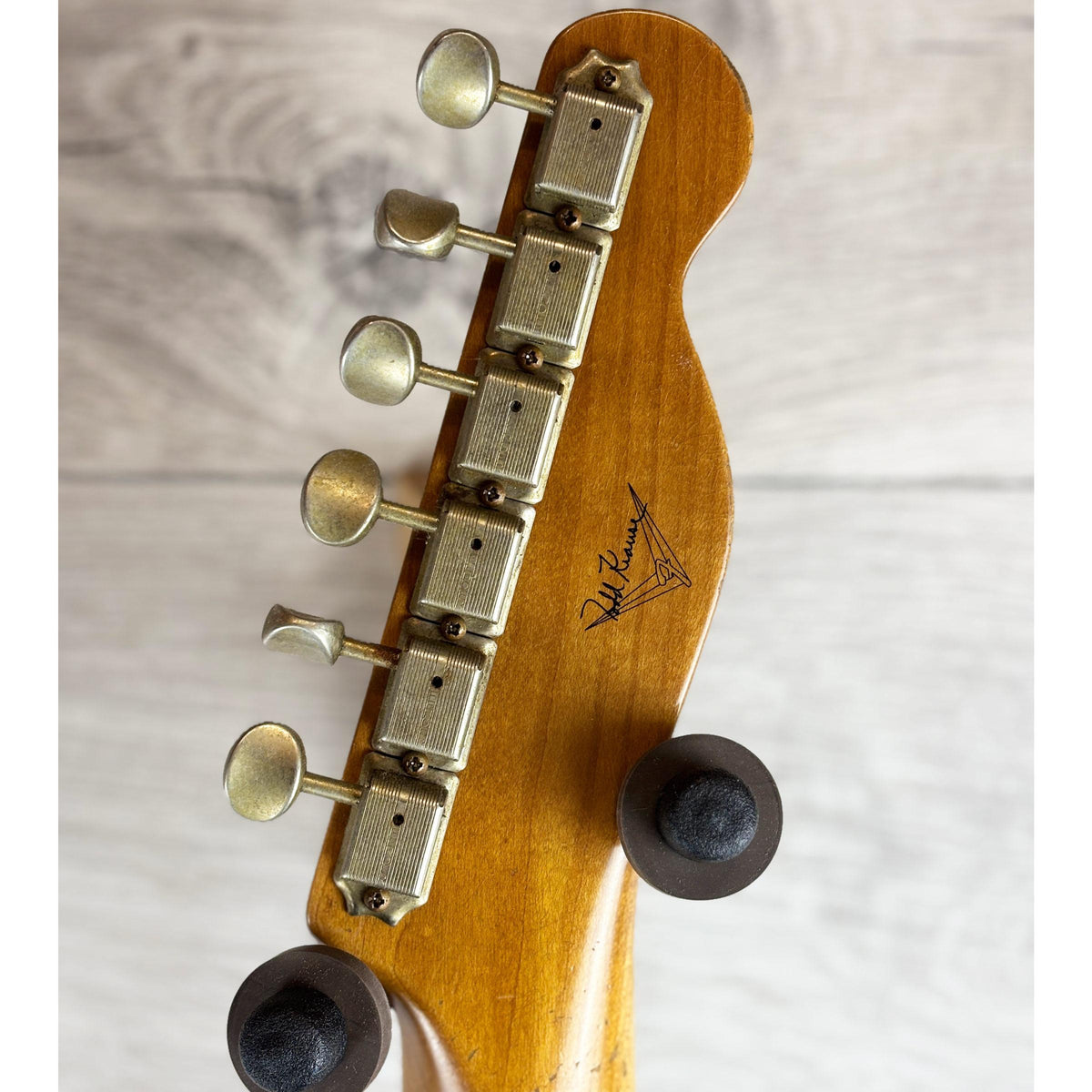 Fender Custom Shop Masterbuilt Todd Krause W25 52 Telecaster Relic Black Left Hand Maple Neck, Black