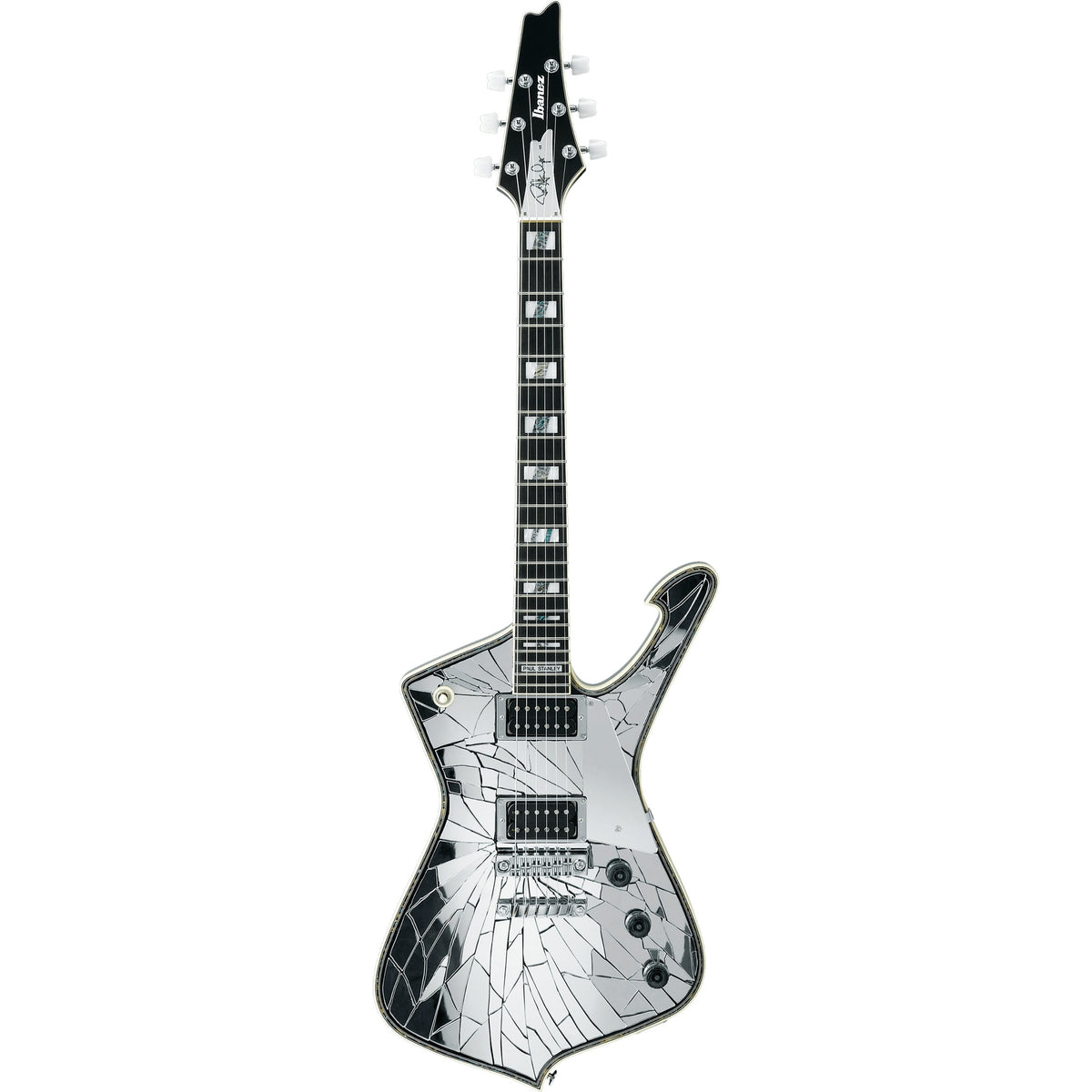 Ibanez Paul Stanley Signature Series Cracked Mirror Electric Guitar