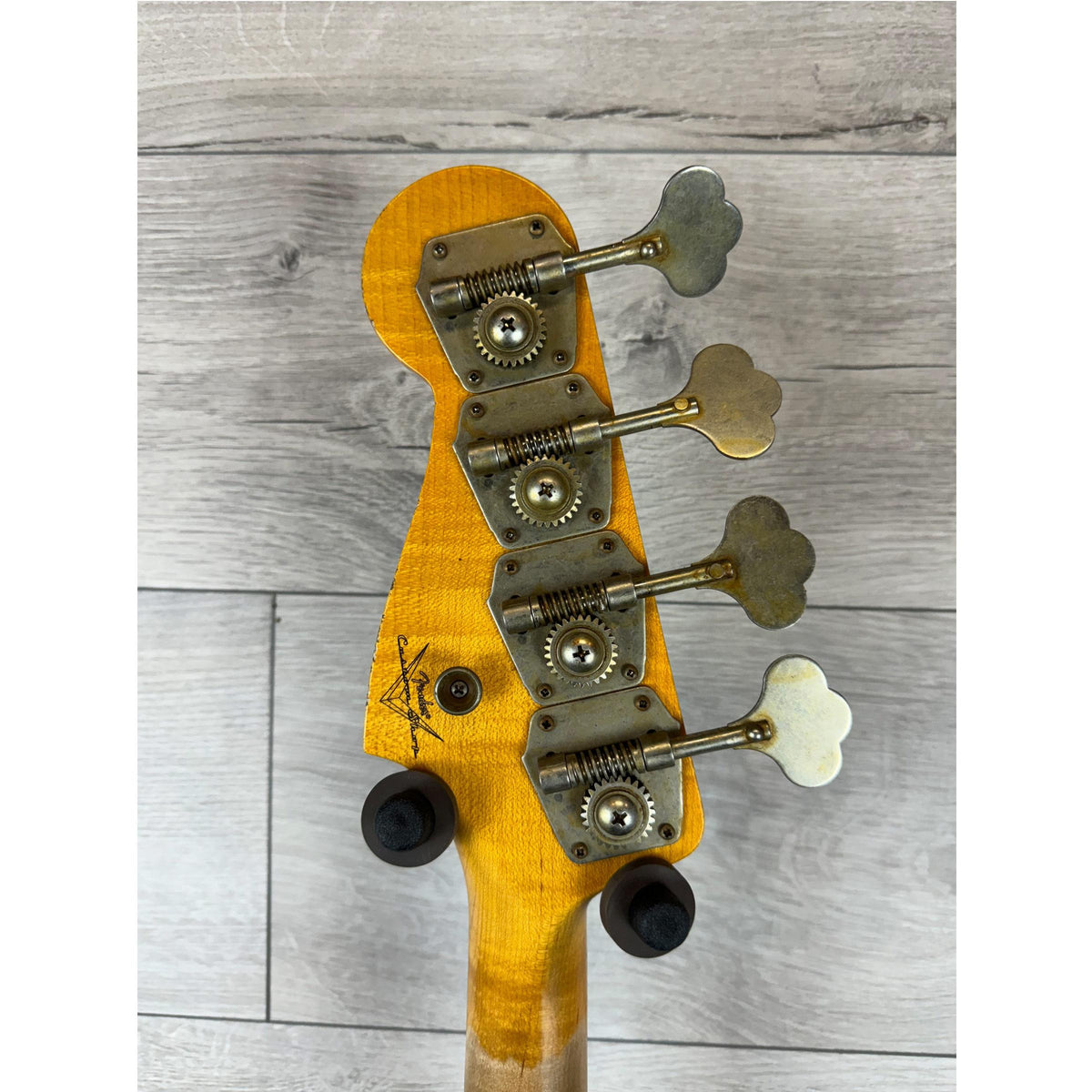 Fender Custom Shop 1961 Jazz Bass Heavy Relic, 3A Rosewood Fingerboard, Faded Aged Daphne Blue