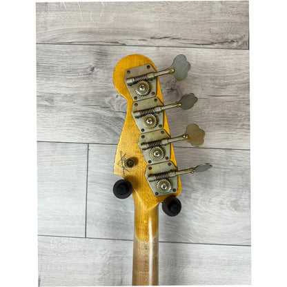 FENDER 1961 Jazz Bass Heavy Relic, 3A Rosewood Fingerboard, Super Faded Aged Shell Pink