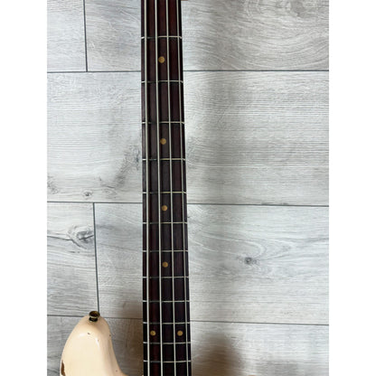 FENDER 1961 Jazz Bass Heavy Relic, 3A Rosewood Fingerboard, Super Faded Aged Shell Pink