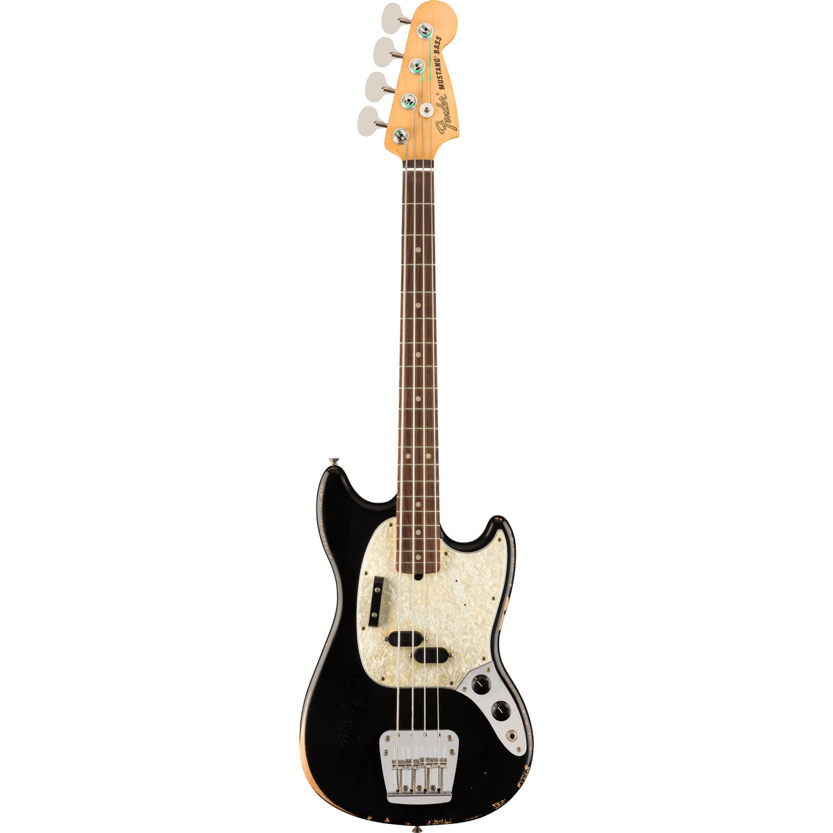 Fender JMJ Road Worn Mustang Bass - Black