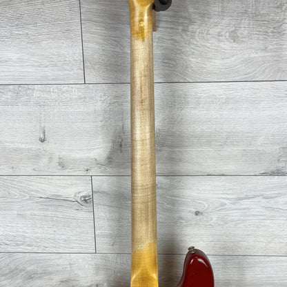 FENDER Custom Shop Limited Edition P-Jazz Bass Relic, 1-Piece Quartersawn Maple Neck Fingerboard, Aged Cimarron Red