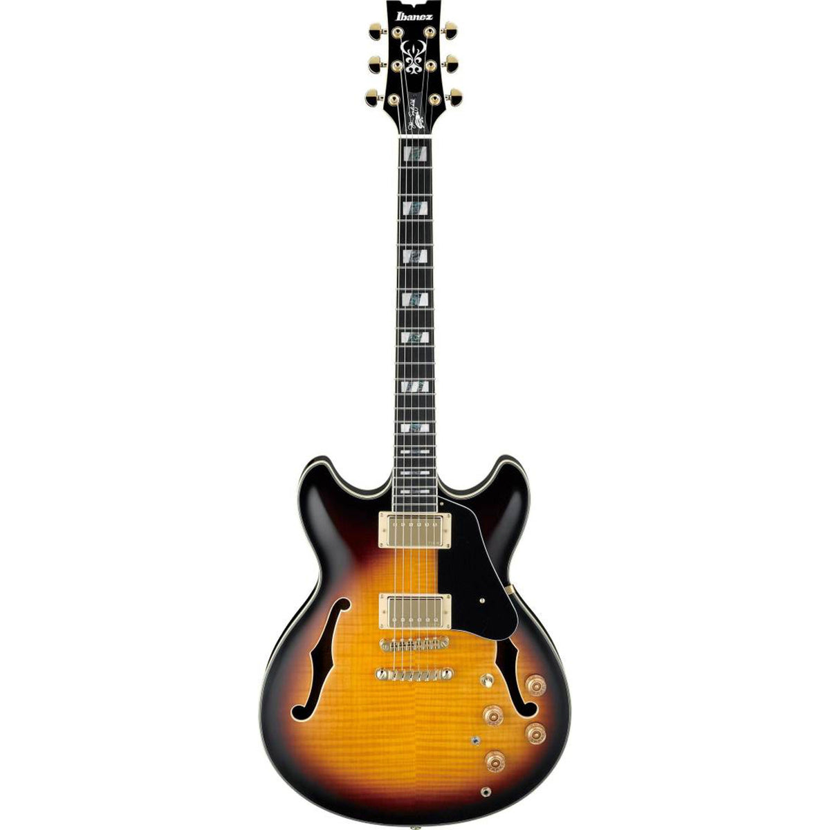 Ibanez John Scofield Signature Hollowbody Guitar - Vintage Yellow Sunburst