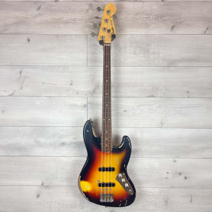 FENDER Custom Shop Jaco Pastorius Tribute Fretless Jazz Bass, Rosewood Fingerboard, 3-Color Sunburst
