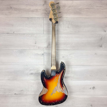 FENDER Custom Shop Jaco Pastorius Tribute Fretless Jazz Bass, Rosewood Fingerboard, 3-Color Sunburst