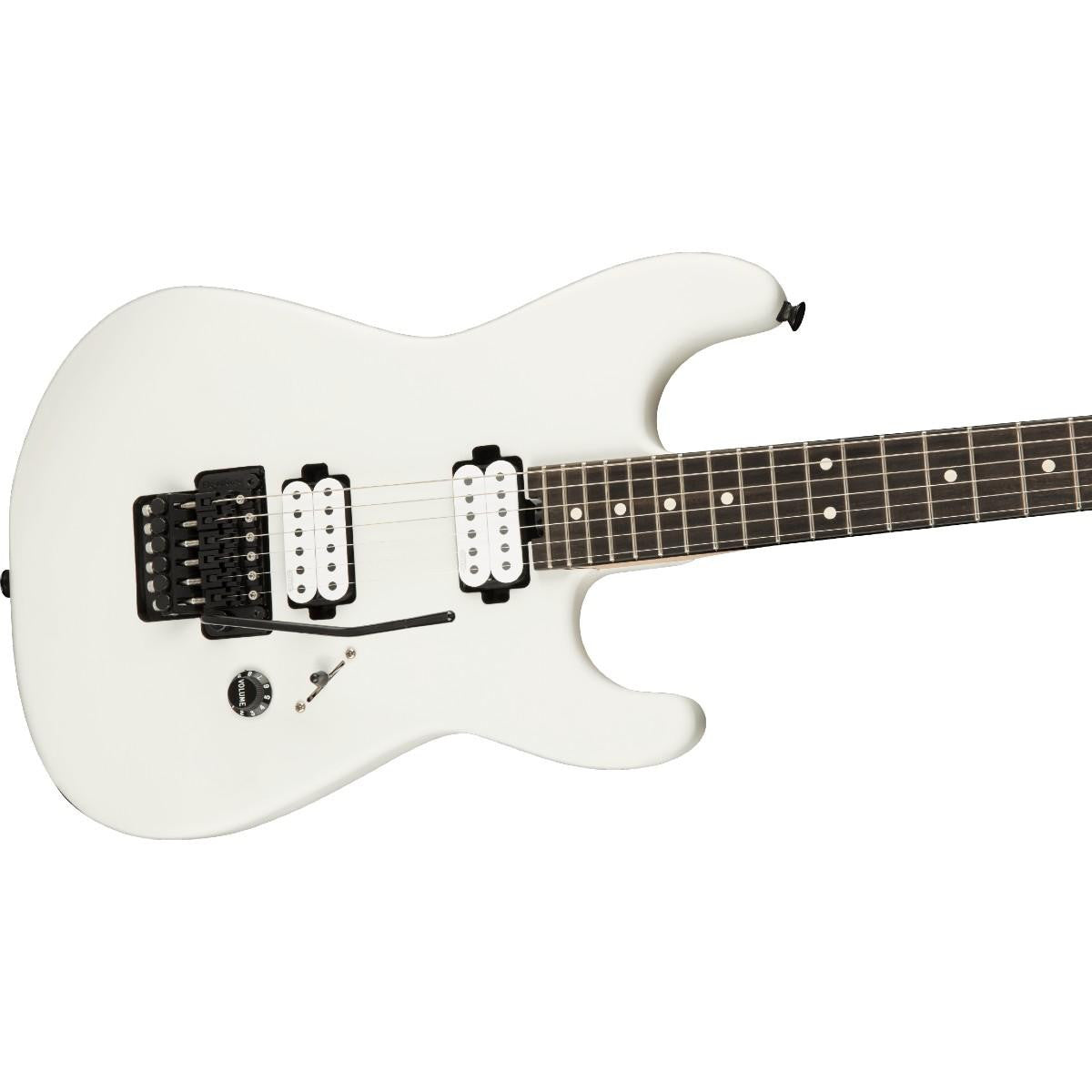 Charvel Jim Root Signature Pro-Mod San Dimas® Style 1 HH FR E, Ebony Fingerboard, Satin White